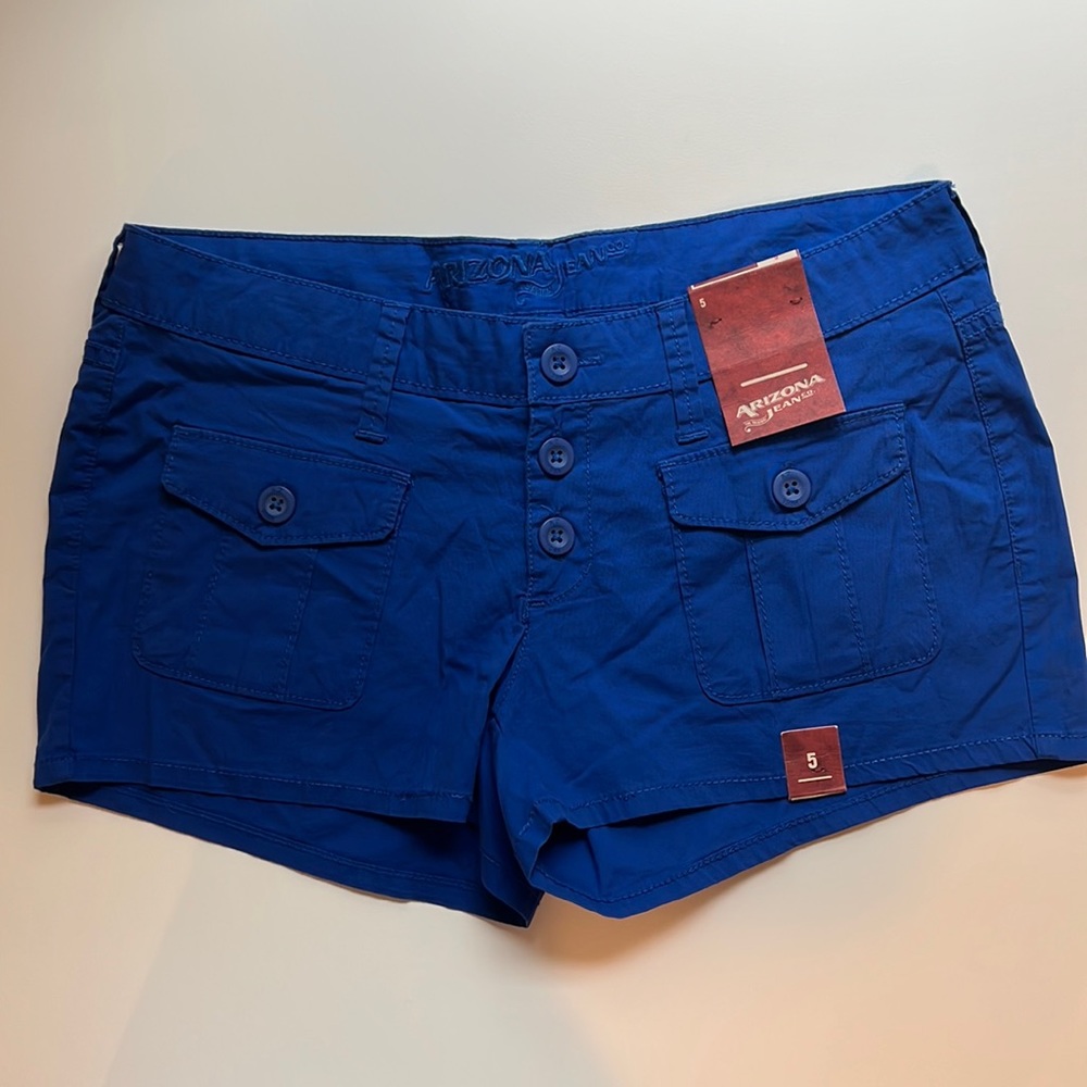 Junior's Arizona Jean Co Shorts Size 5 Blue *NEW WITH TAGS*